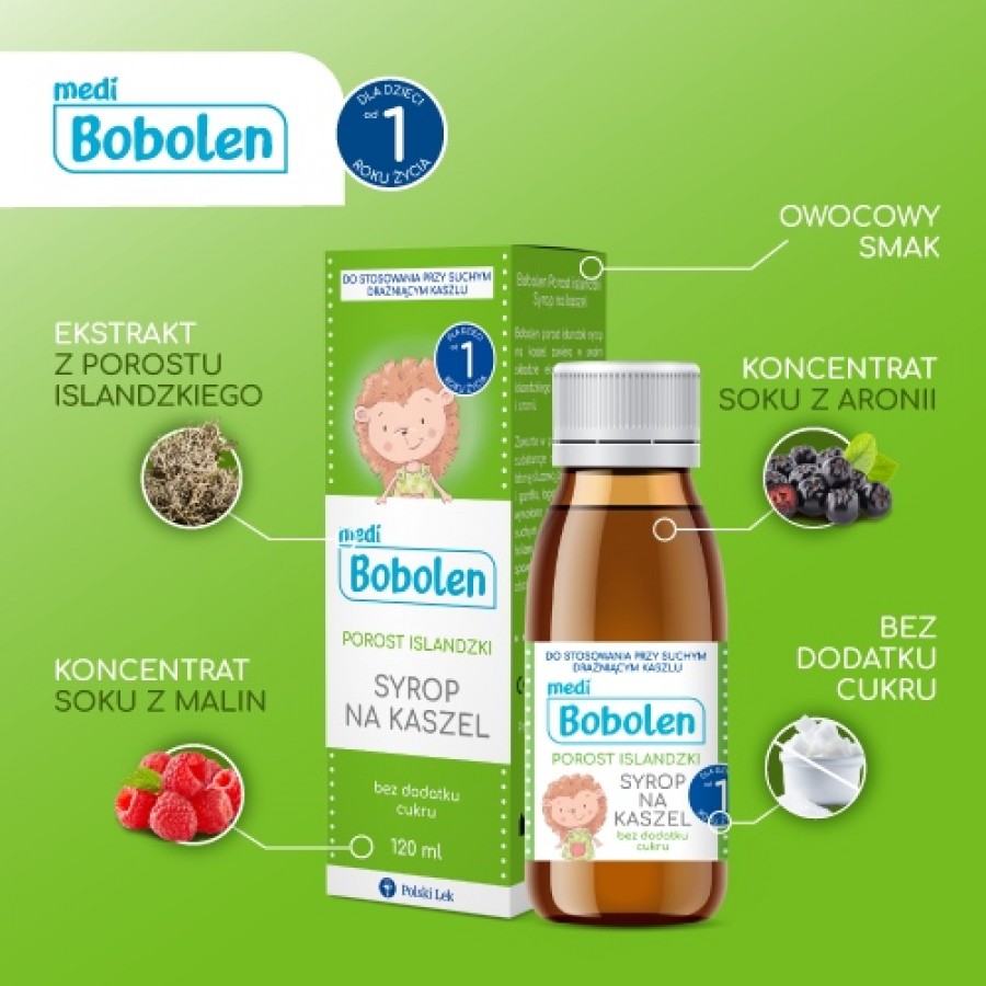 #2 – Bobolen porost islandzki syrop, 120 ml