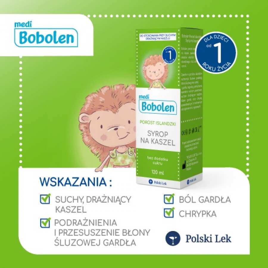 #4 – Bobolen porost islandzki syrop, 120 ml