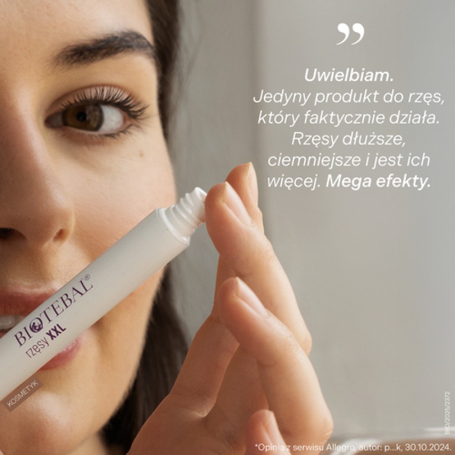 Zdjęcie produktu - 5 Biotebal rzęsy XXL Serum pobudzające wzrost rzęs, 3 ml