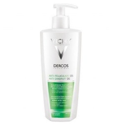Miniaturka artykułu - #0 VICHY DERCOS Szampon łupież, włosy suche, 390ml