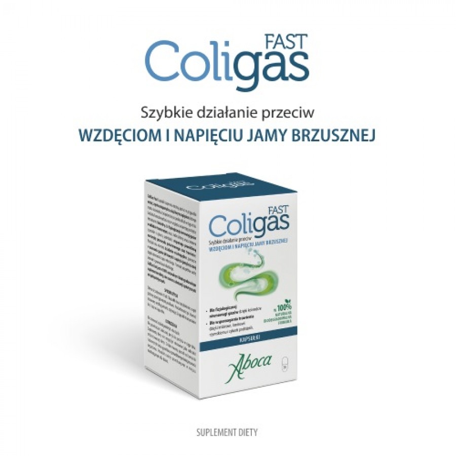 Miniaturka artykułu - #0 ColiGas Fast, 30 kapsułek