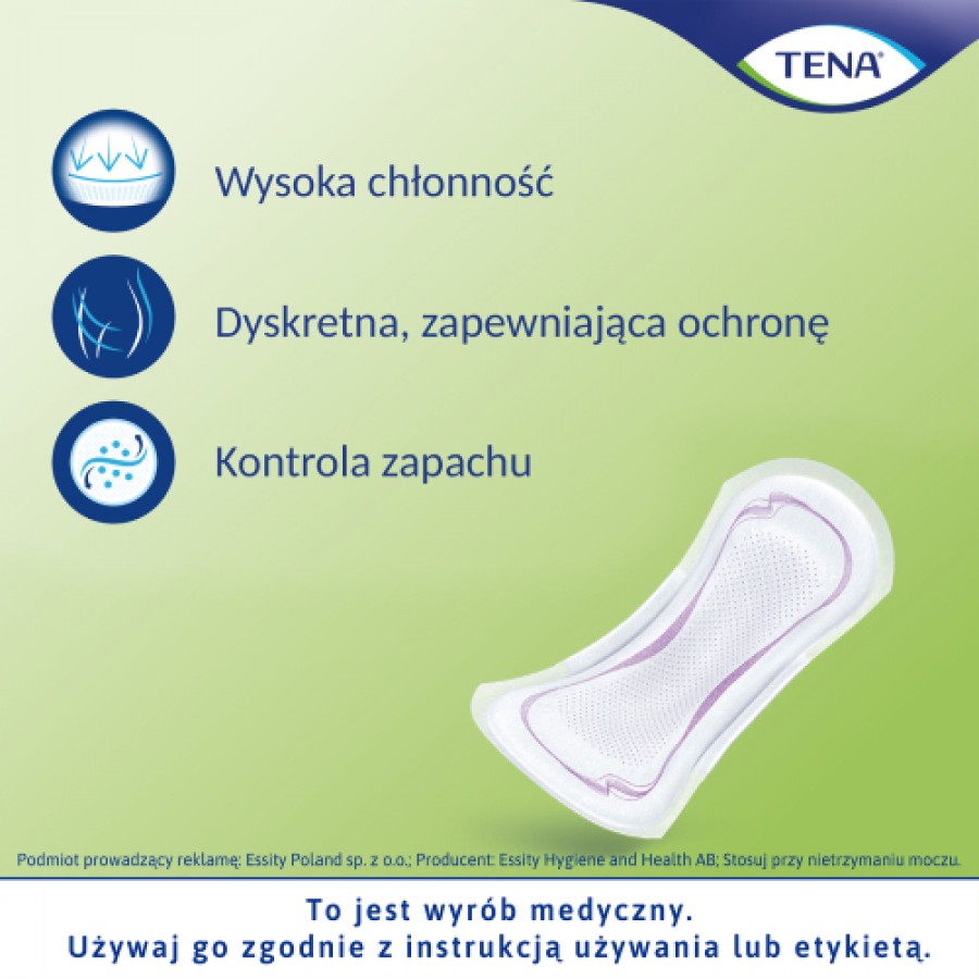 Miniaturka artykułu - #1 TENA LADY Normal wkładki urologiczne, 12 szt