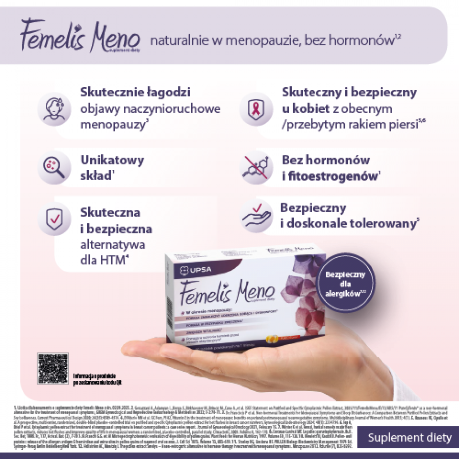 Zdjęcie produktu - 4 FEMELIS MENO - 60 tabletek (28857)