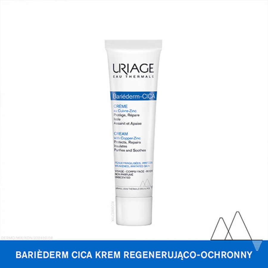 Zdjęcie produktu - 0 URIAGE BARIEDERM CICA Krem regenerujący - 40 ml 