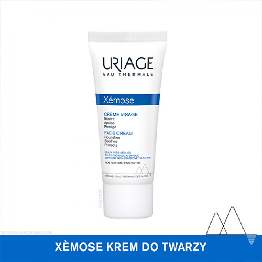 Miniaturka artykułu - #0 URIAGE Xemose Krem do twarzy, 40ml