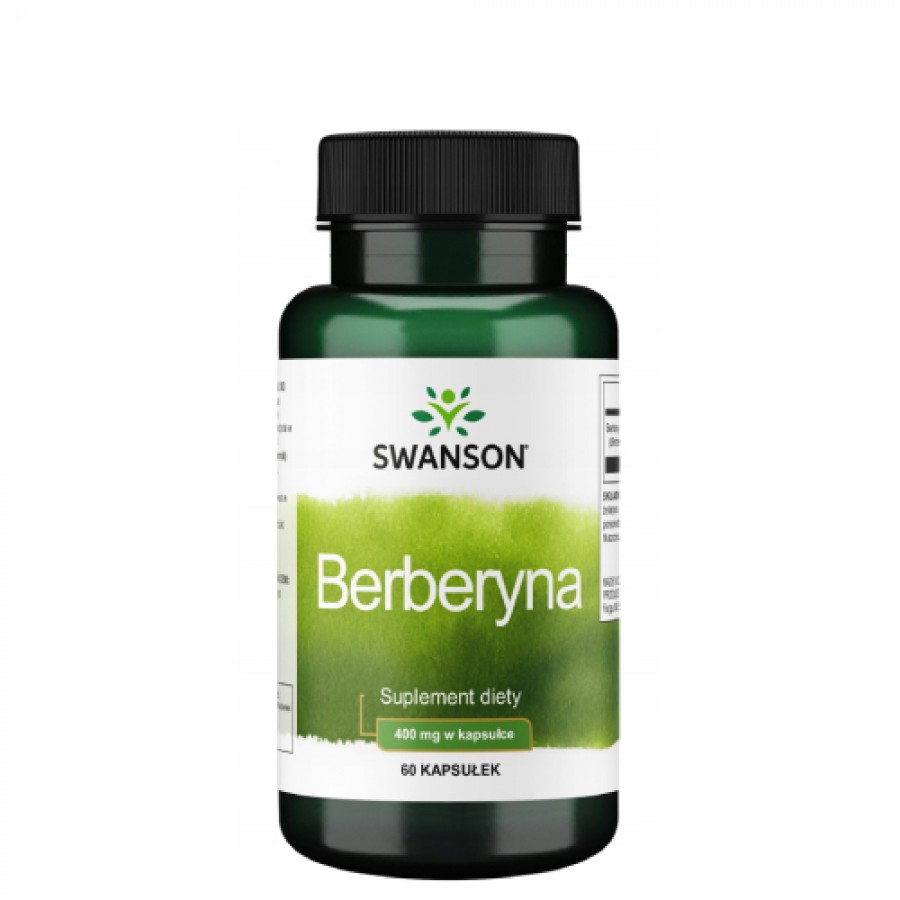 Miniaturka artykułu - #0 SWANSON Berberyna 400 mg, 60 kaps.