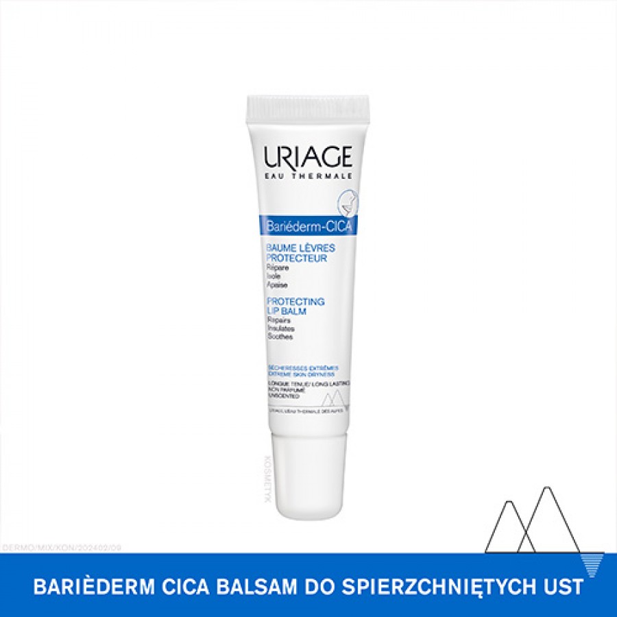 Miniaturka artykułu - #0 URIAGE BARIEDERM Balsam do spierzchniętych ust, 15ml