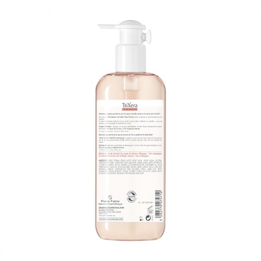 Miniaturka artykułu - #1 AVENE TRIXERA NUTRITION Nutri-fluid Żel oczyszczający, 400 ml