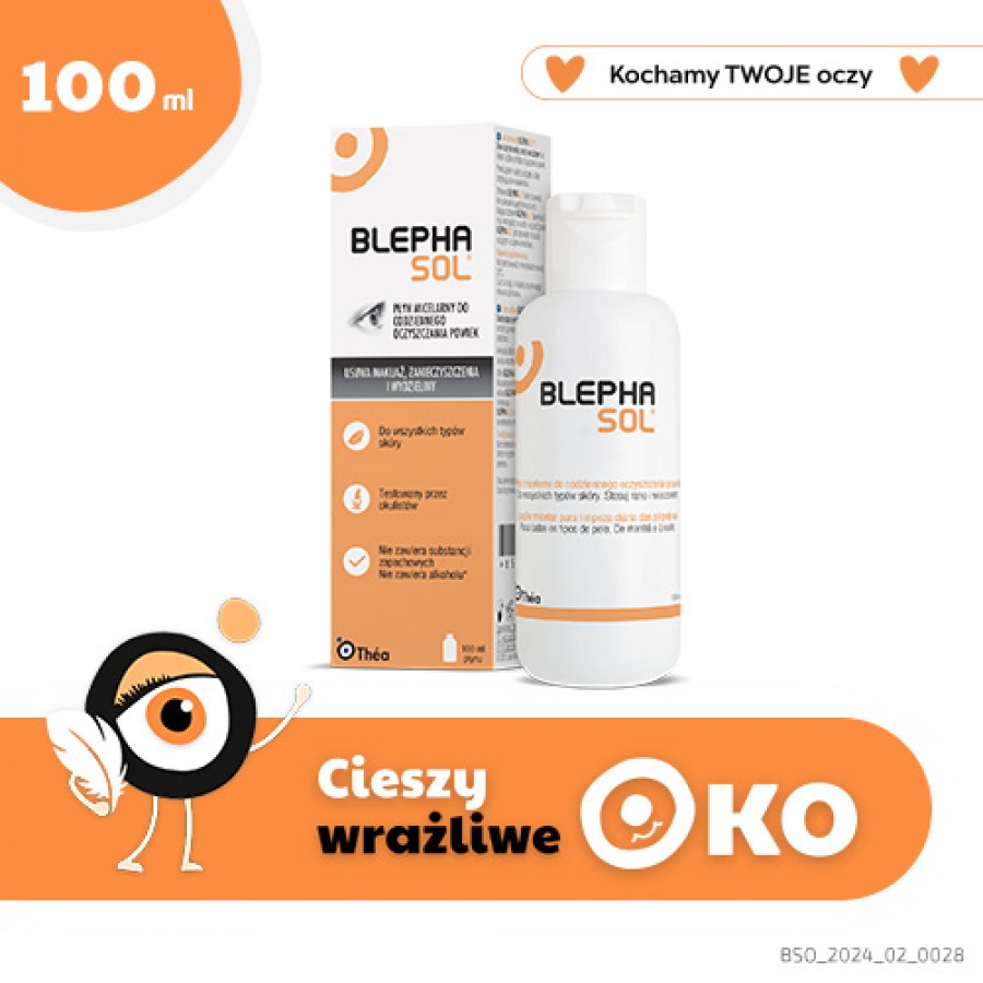 Miniaturka artykułu - #0 BLEPHASOL Płyn micelarny do codziennej higieny i demakijażu powiek i rzęs, 100 ml