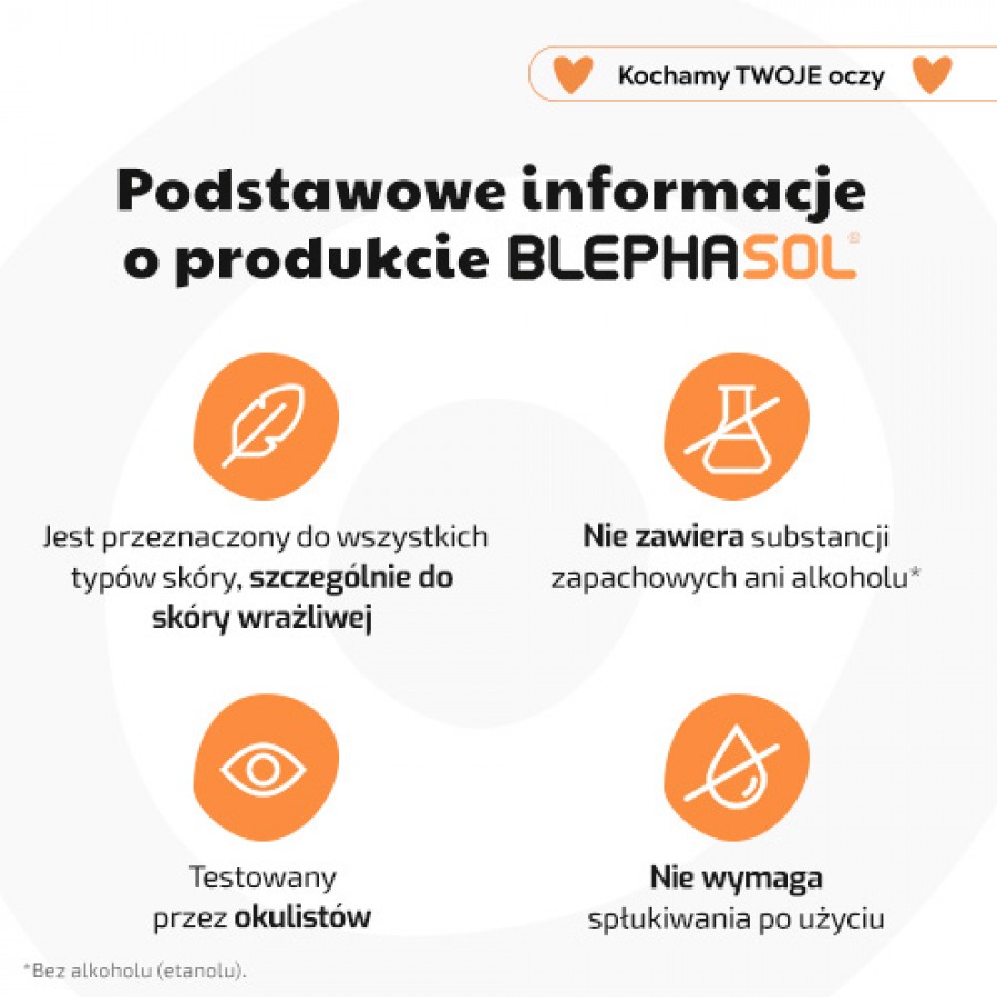 Zdjęcie produktu - 2 BLEPHASOL Płyn micelarny do codziennej higieny i demakijażu powiek i rzęs, 100 ml