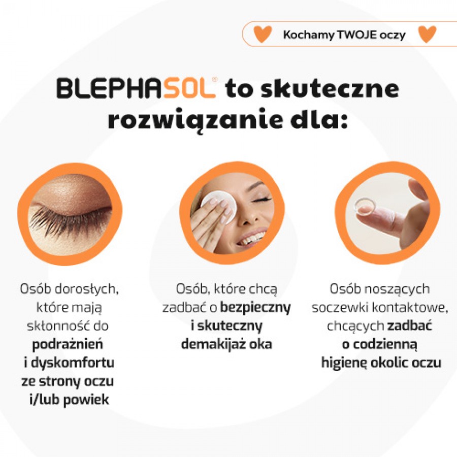 Zdjęcie produktu - 3 BLEPHASOL Płyn micelarny do codziennej higieny i demakijażu powiek i rzęs, 100 ml