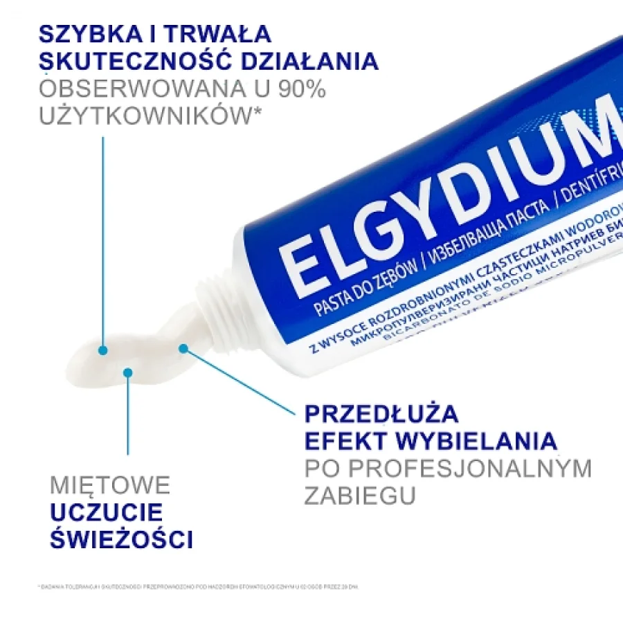 #1 – ELGYDIUM Pasta do zęb&oacute;w wybielająca, 75 ml