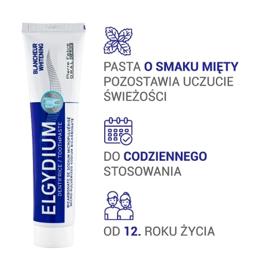 #4 – ELGYDIUM Pasta do zęb&oacute;w wybielająca, 75 ml