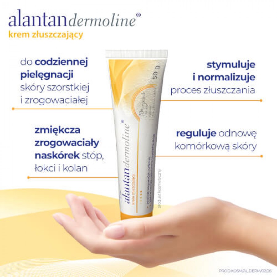 Zdjęcie produktu - 1 Alantandermoline krem złuszczający do sk&oacute;ry suchej i zrogowaciałej, 50 g
