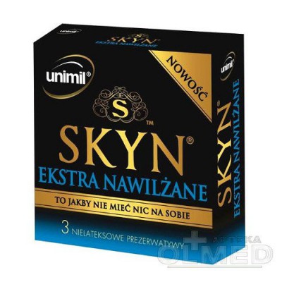 Miniaturka artykułu - #0 UNIMIL SKYN Extra Nawilżane Prezerwatywy - 3 sztuki (18256)