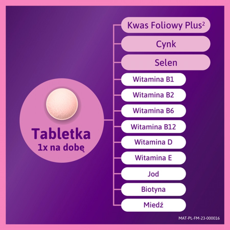 Zdjęcie produktu - 3 Femibion 0 Planowanie ciąży - 28 tabletek 