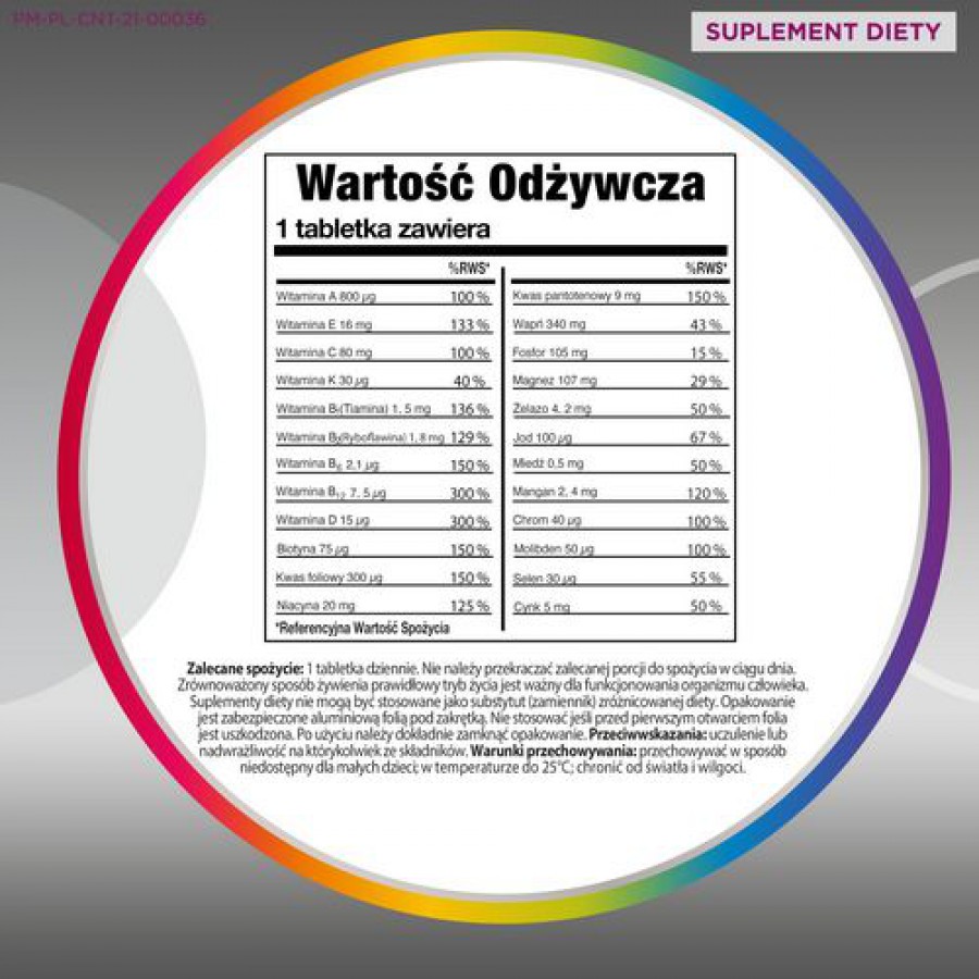 Zdjęcie produktu - 5 Centrum ONA 50+, 30tabletek