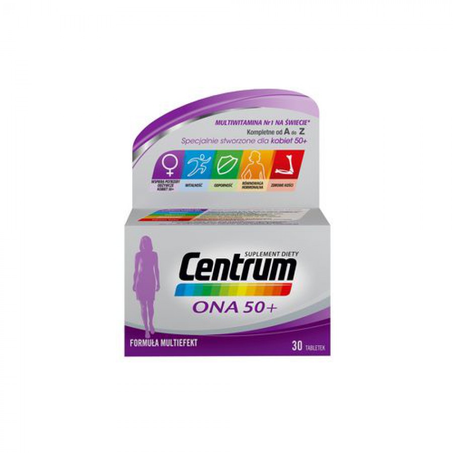 Miniaturka artykułu - #0 Centrum ONA 50+, 30tabletek