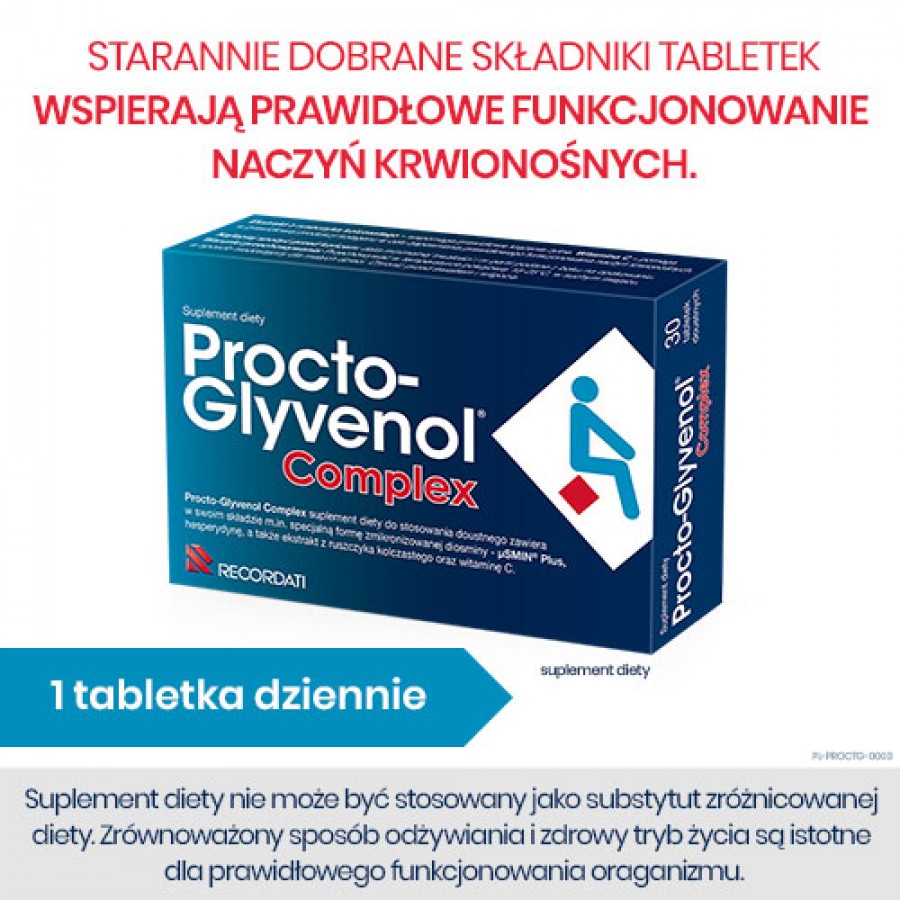 Zdjęcie produktu - 4 Procto-Glyvenol Complex, 30 tabletek