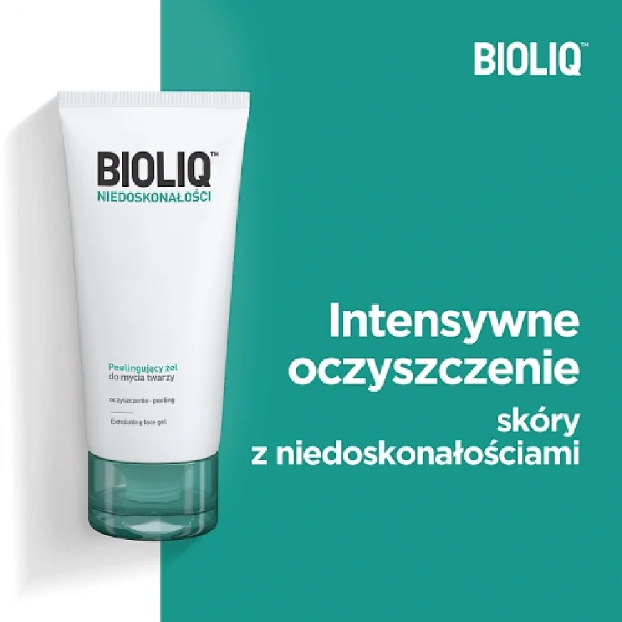 #0 – BIOLIQ NIEDOSKONAŁOŚCI Peelingujący żel do mycia twarzy, 125ml