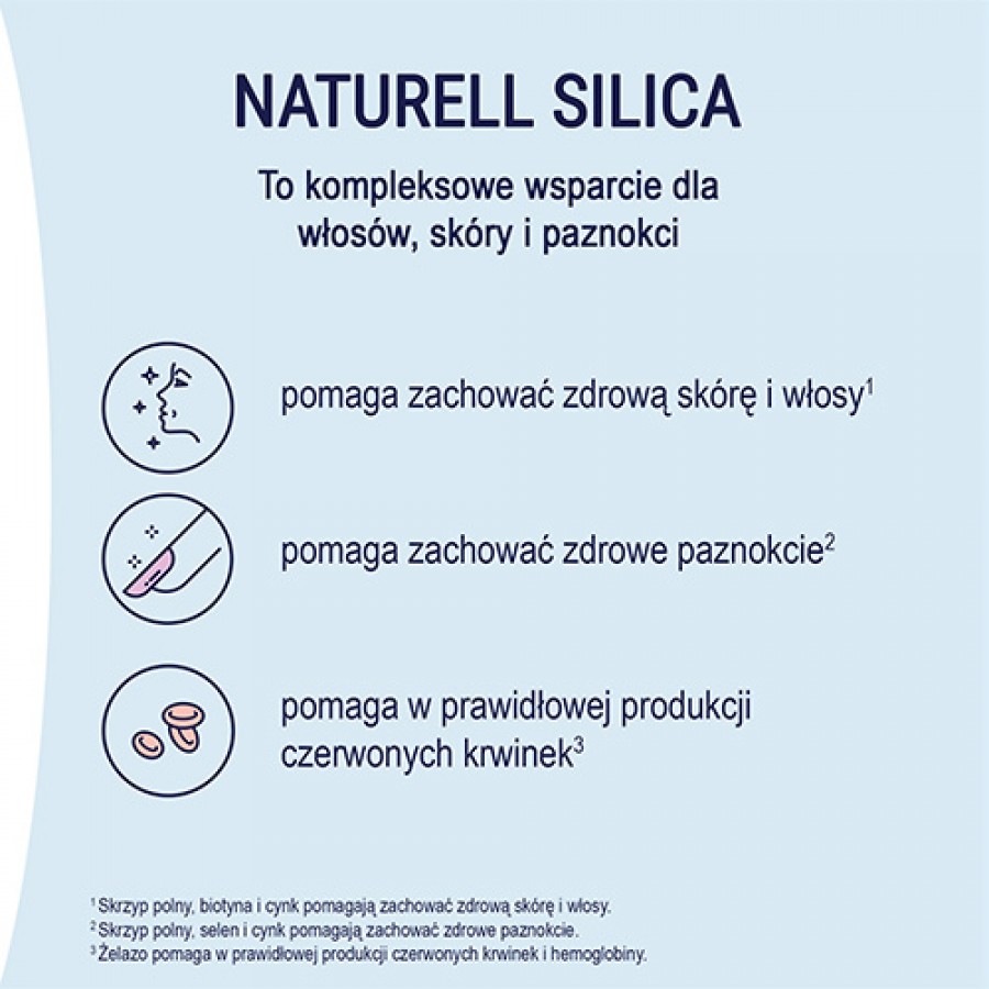Zdjęcie produktu - 1 NATURELL Silica - 100tabl.
