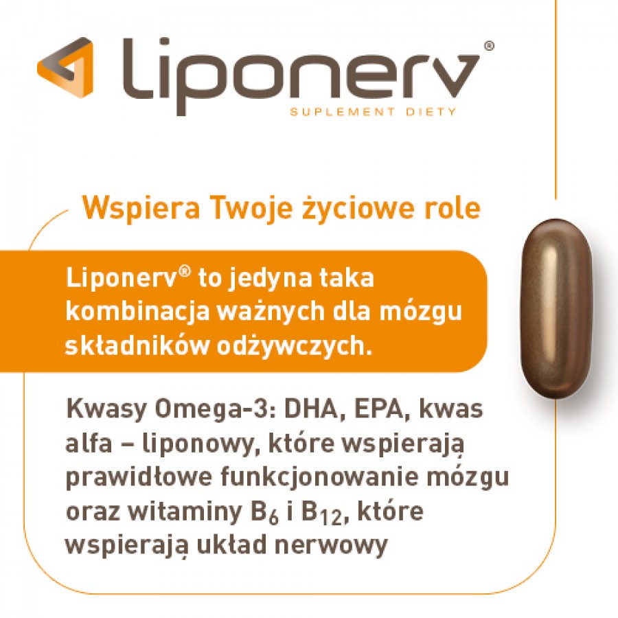 Zdjęcie produktu - 4 Liponerv, 30kaps.