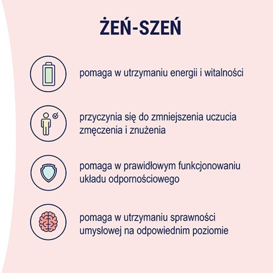 Miniaturka artykułu - #1 Żeń-szeń Naturell- 60tabl. 