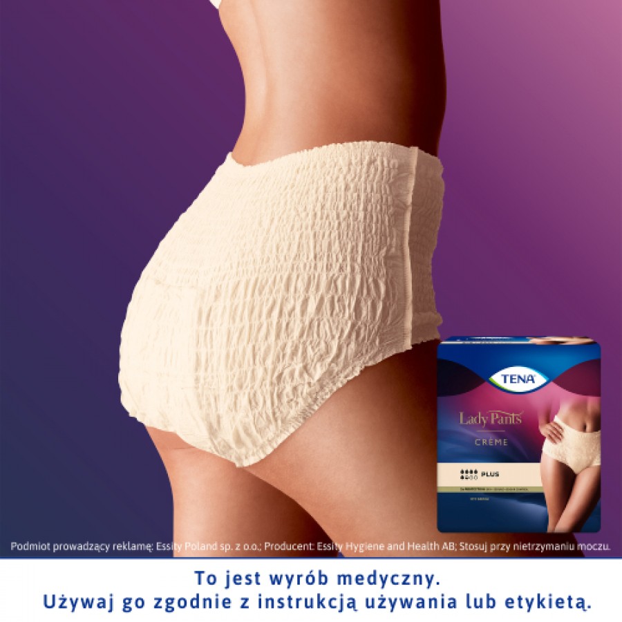 Miniaturka artykułu - #0 Majtki chłonne TENA Lady Pants Plus L, 8 szt.