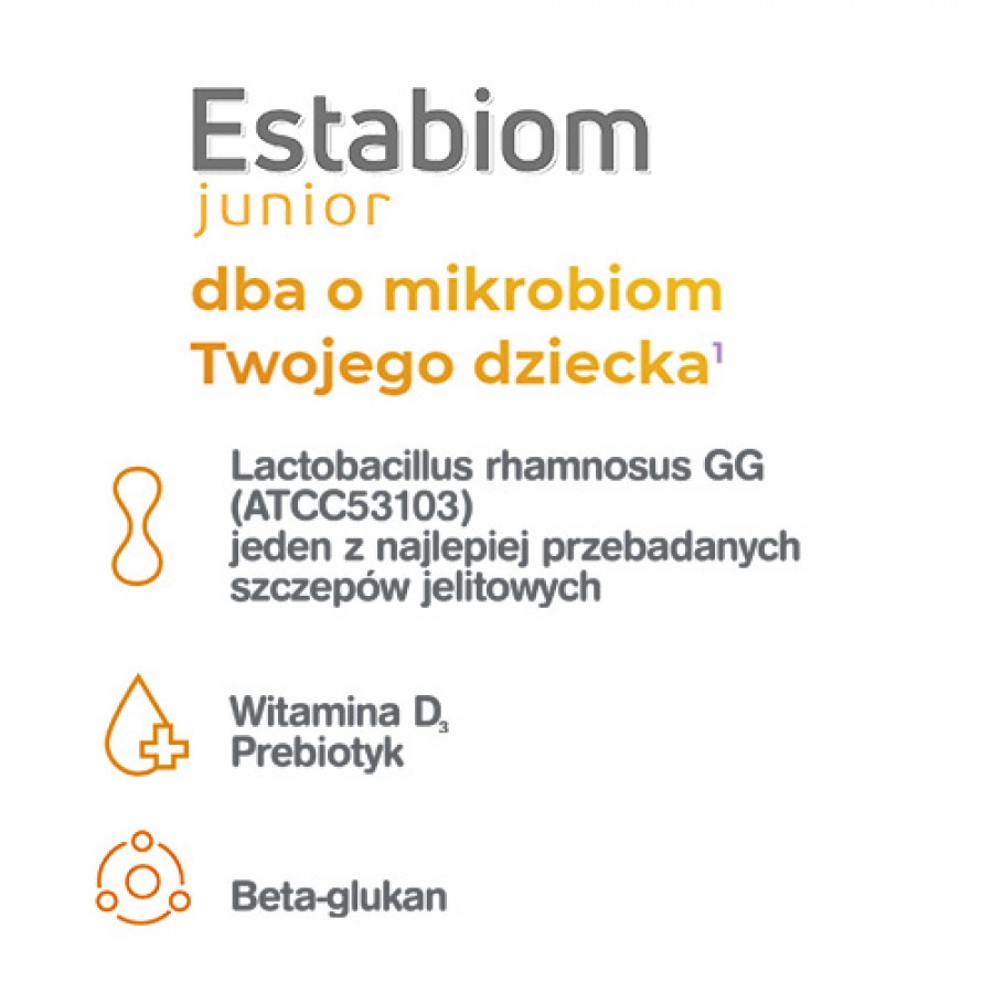 Miniaturka artykułu - #0 Estabiom Junior -20 kapsułek