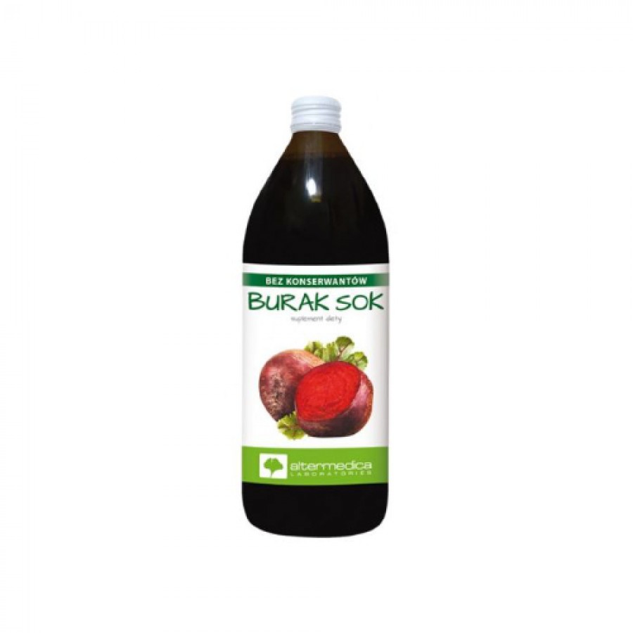 Zdjęcie produktu - 0 Alter Medica Sok Burak, 1000 ml