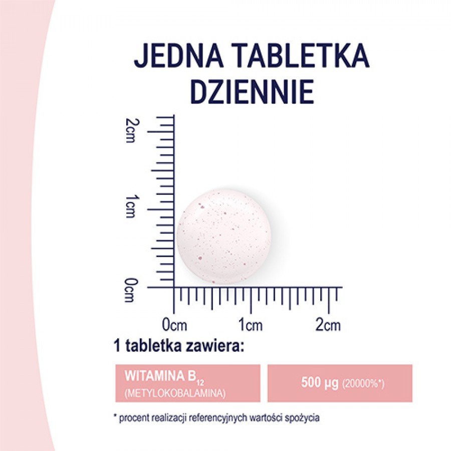 Zdjęcie produktu - 2 Naturell Metylo B-12, 60 tabl. - suplement diety z witaminą B12