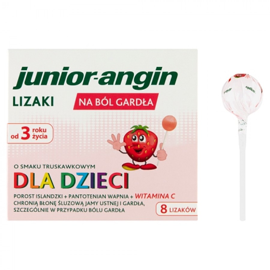 Miniaturka artykułu - #0 Junior-angin lizaki, 8szt.