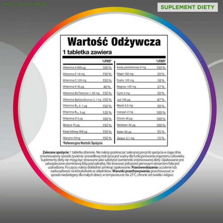 Zdjęcie produktu - 5 CENTRUM SILVER 50+, 30 tabl.