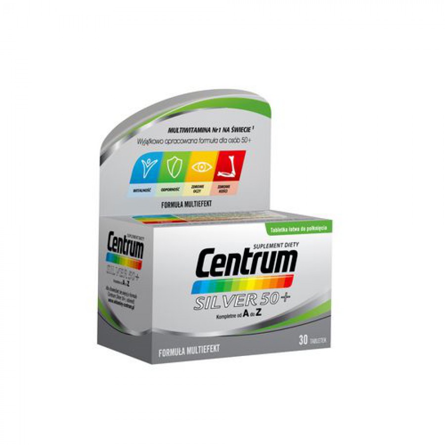 Zdjęcie produktu - 2 CENTRUM SILVER 50+, 30 tabl.