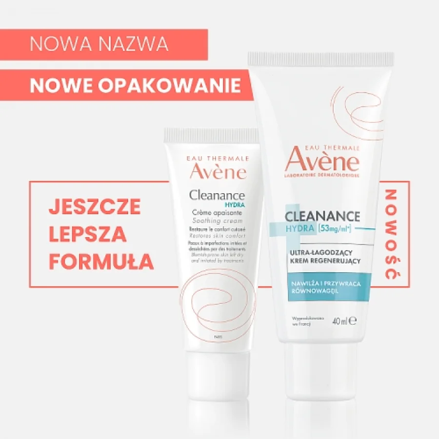 #0 – AVENE CLEANANCE HYDRA Krem łagodzący, 40ml