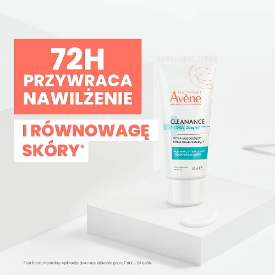 #2 – AVENE CLEANANCE HYDRA Krem łagodzący, 40ml