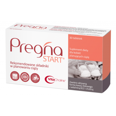 Miniaturka artykułu - #0 Pregna START suplement diety dla kobiet planujących ciążę - 30 tabletek