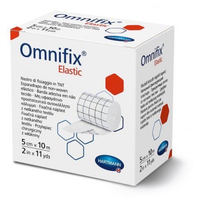 Miniaturka artykułu - #0 Plaster chirurgiczny OMNIFIX 5cmx10m wł&oacute;knina elastyczna- 1szt.