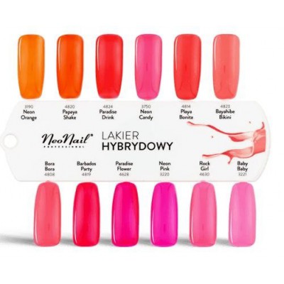 Miniaturka artykułu - #0 NeoNail Lakier hybrydowy 4820-1 Papaya Shake - 6ml