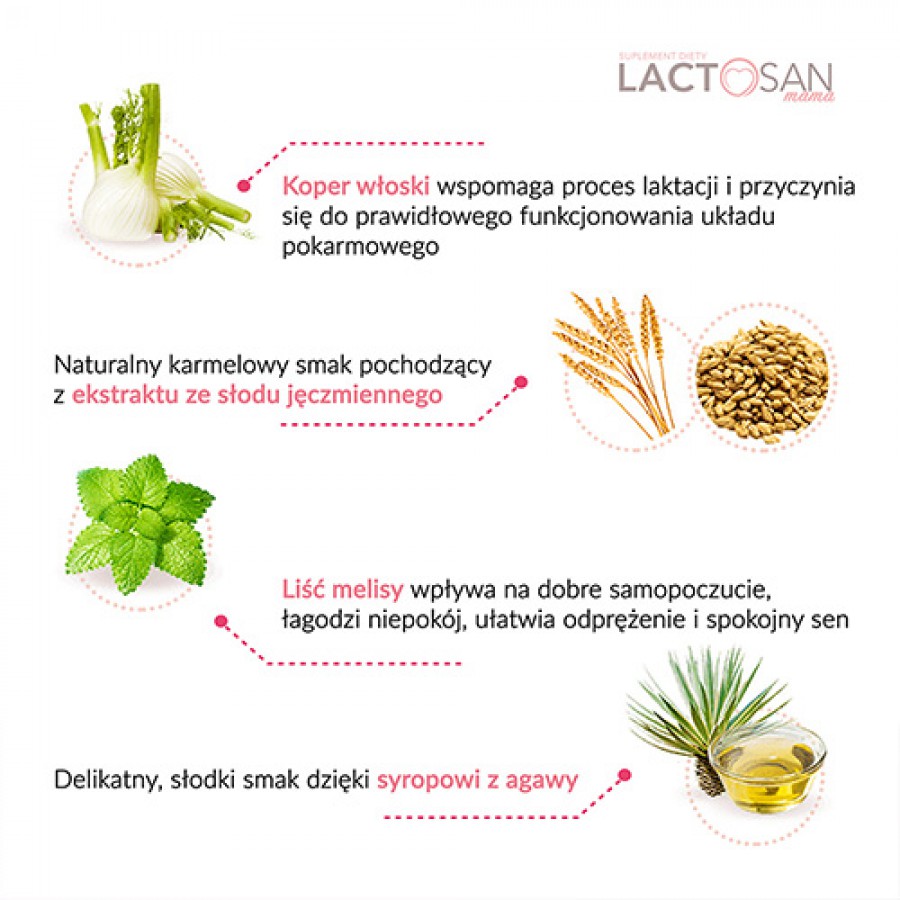 Miniaturka artykułu - #0 Lactosan Mama - 14 saszetek