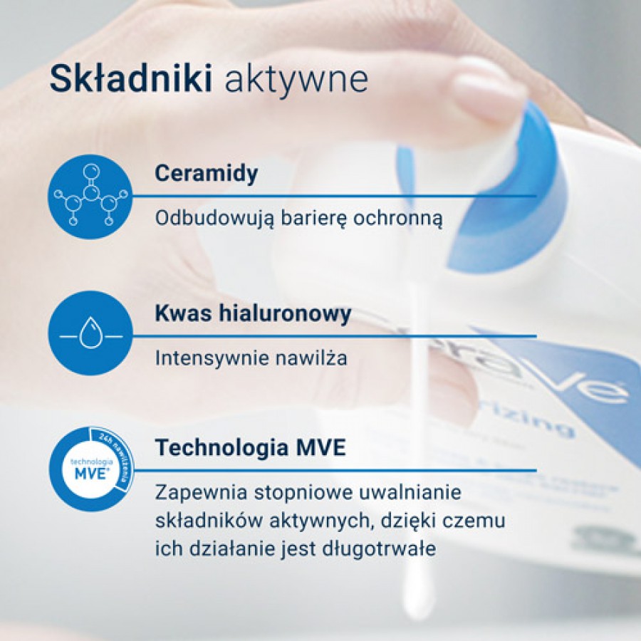Zdjęcie produktu - 2 CeraVe Nawilżająca emulsja dla sk&oacute;ry suchej i bardzo suchej, 473 ml