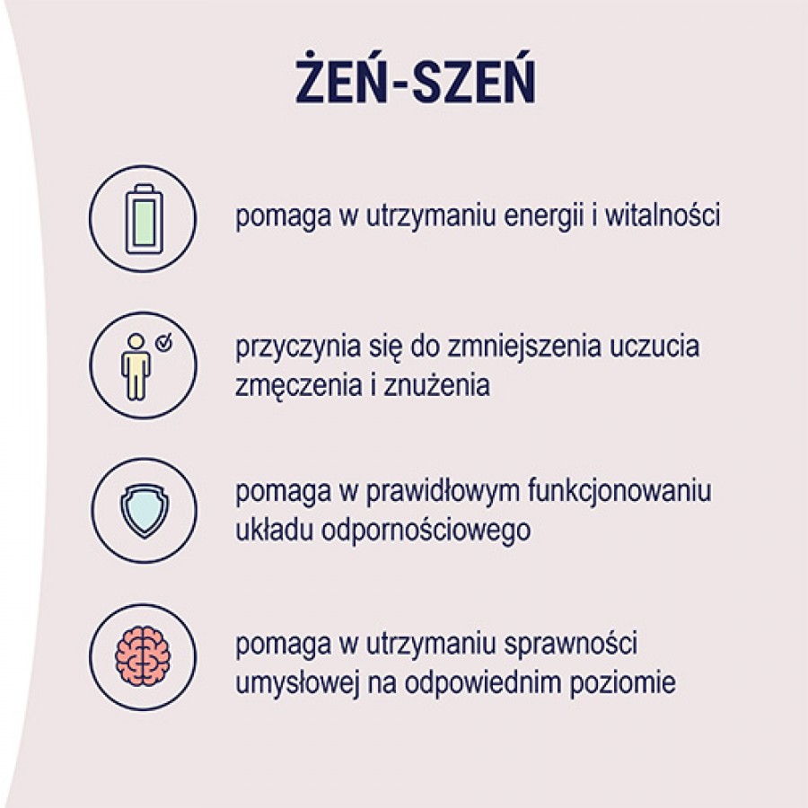 Miniaturka artykułu - #1 NATURELL Żeń-szeń Forte 60 tabl.