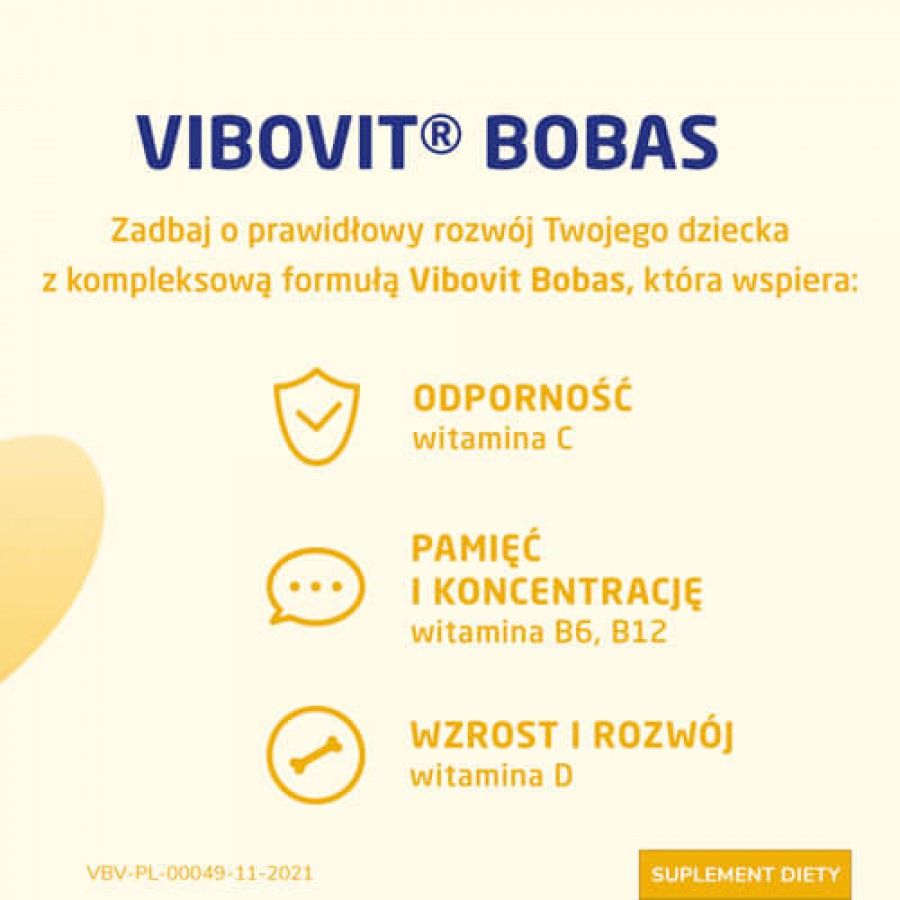 Miniaturka artykułu - #0 Vibovit Bobas waniliowy- 14sasz.