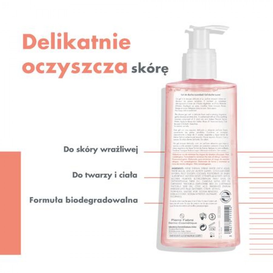 Miniaturka artykułu - #0 AVENE BODY Łagodny żel pod prysznic, 500ml
