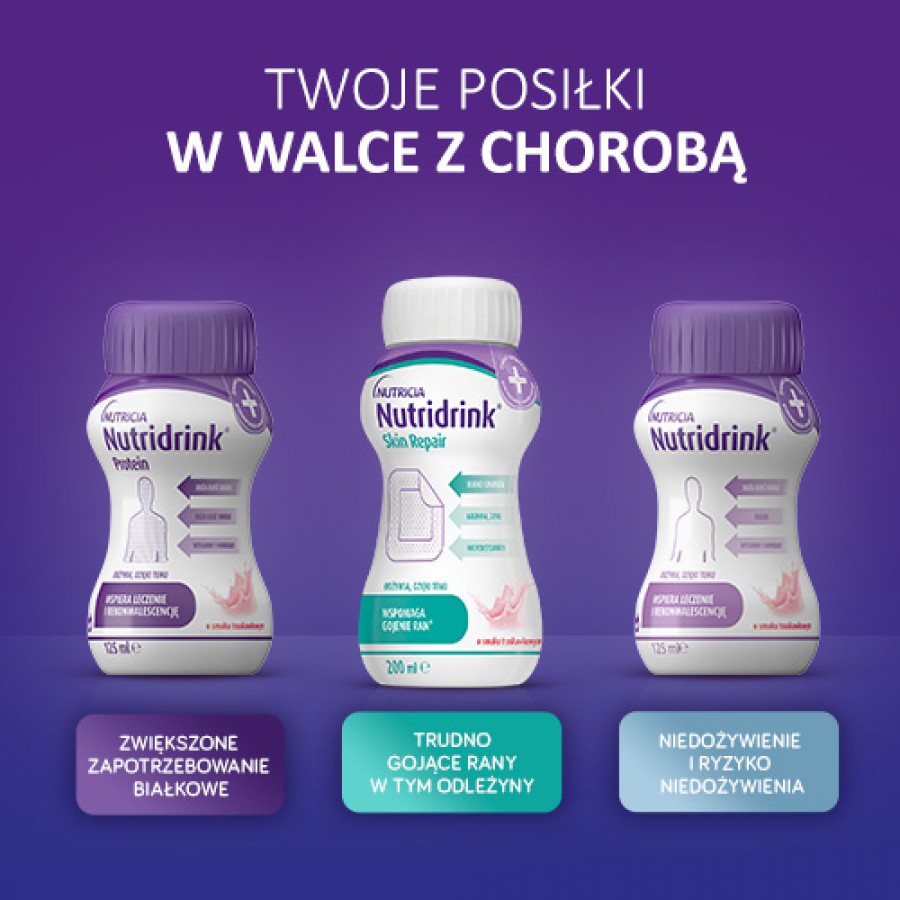 Zdjęcie produktu - 2 Nutridrink Protein rozgrzewający owoce tropikalne i imbir - 4x125ml