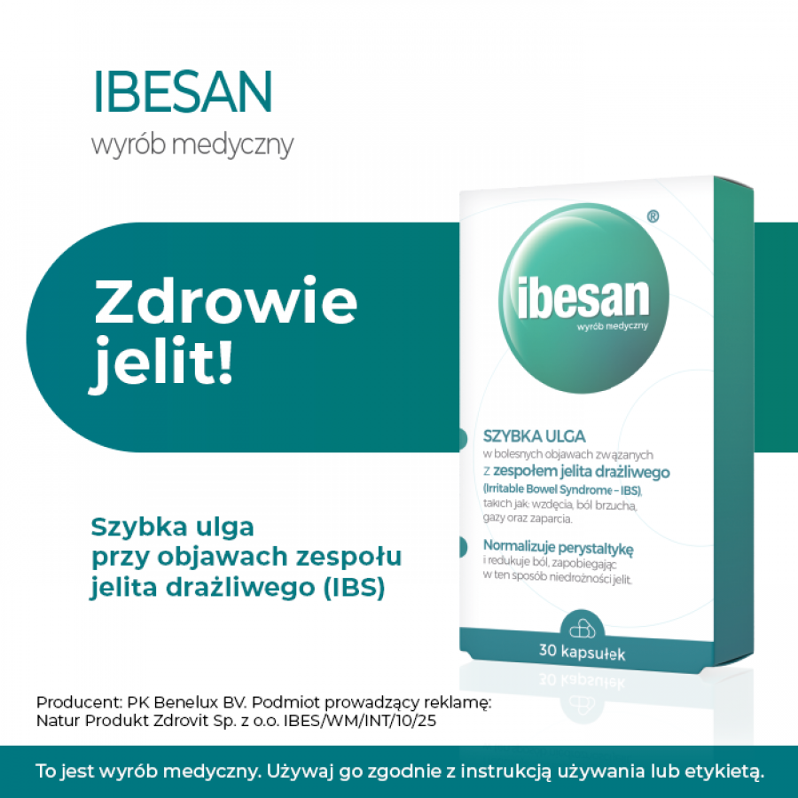 Miniaturka artykułu - #0 Ibesan kapsułki miękkie - 30 kaps.