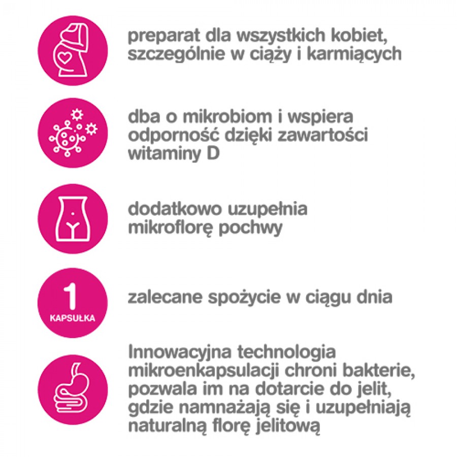 Zdjęcie produktu - 3 Estabiom Mama, 20 kaps. - suplement diety dla kobiet w ciąży i karmiących