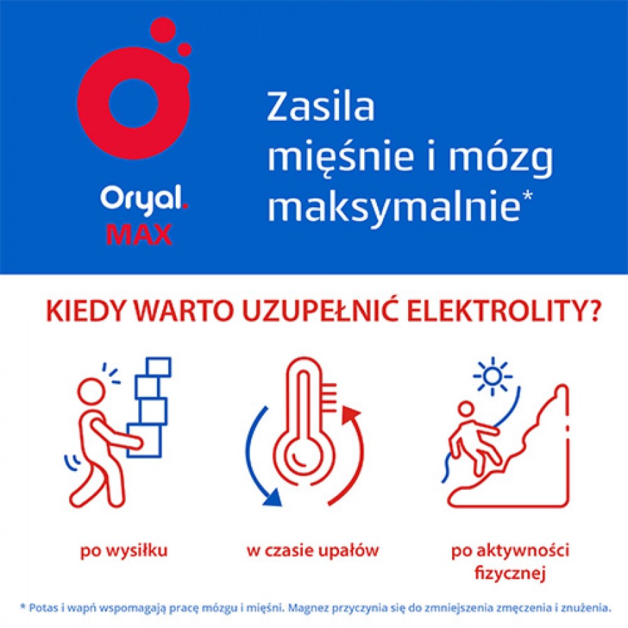 Zdjęcie produktu - 1 Oryal MAX- 15 tabletek musujących