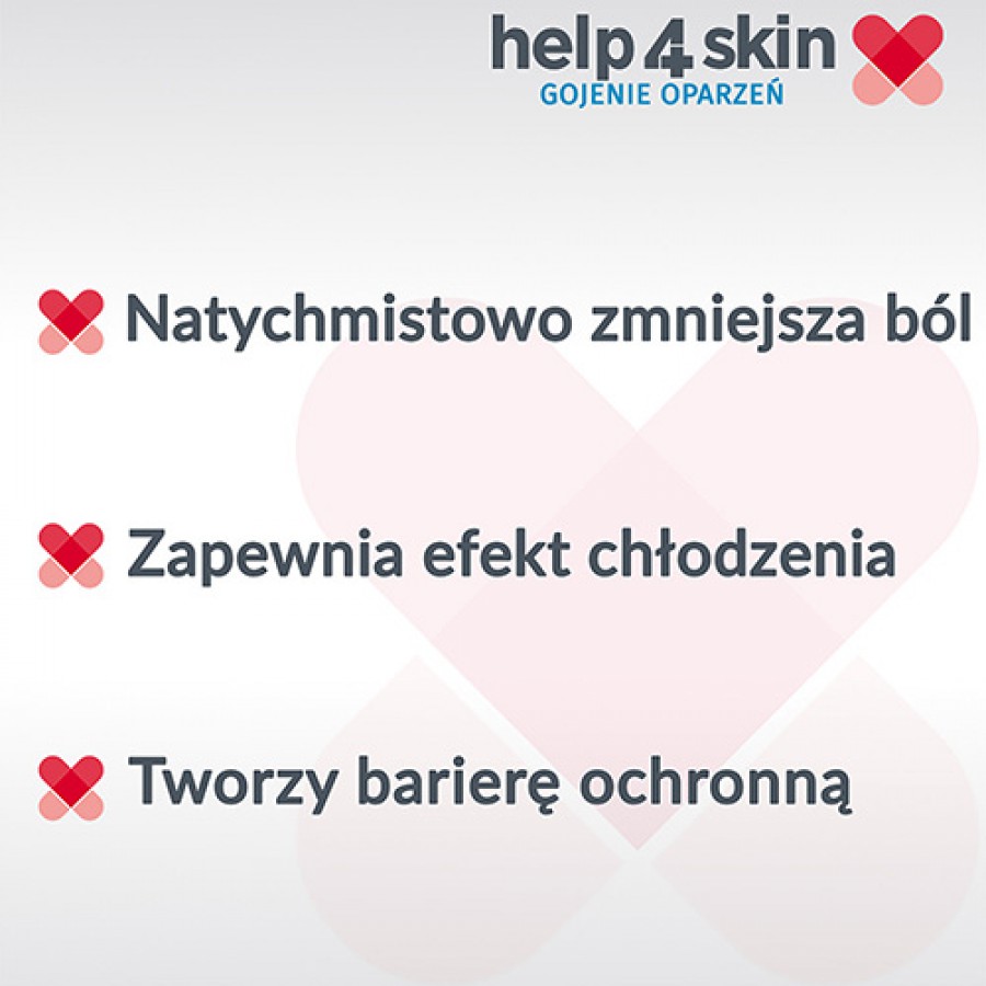 Miniaturka artykułu - #1 Help4skin Gojenie oparzeń żel - 75 g