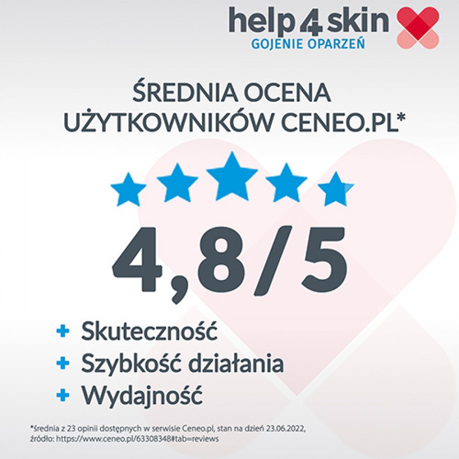 Zdjęcie produktu - 4 Help4skin Gojenie oparzeń żel - 75 g